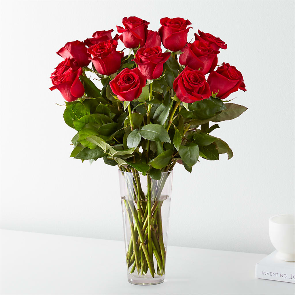 Long Stem Red Rose Bouquet – KEITH'S FLOWER SHOP, Mount Gilead OH