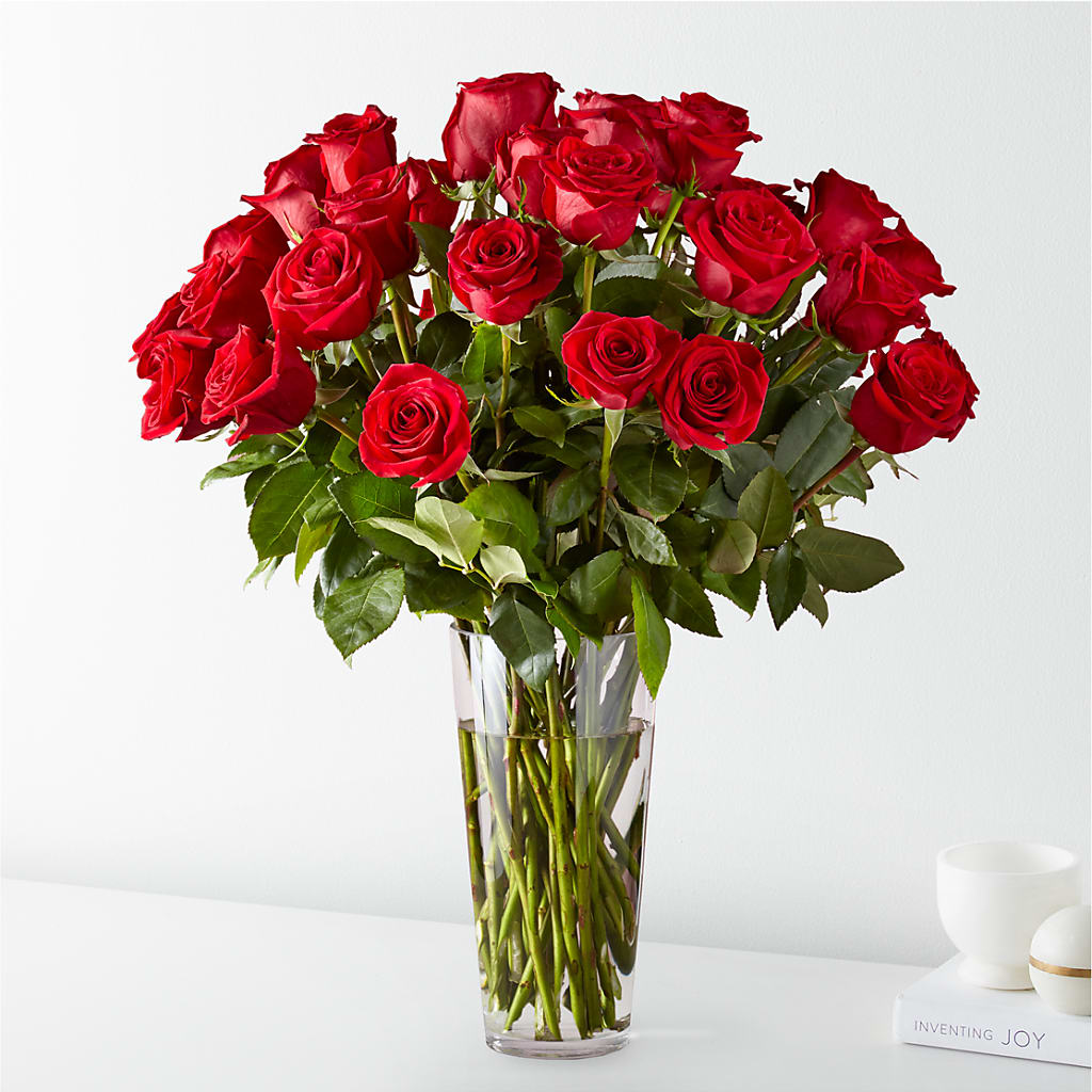 Long Stem Red Rose Bouquet – KEITH'S FLOWER SHOP, Mount Gilead OH