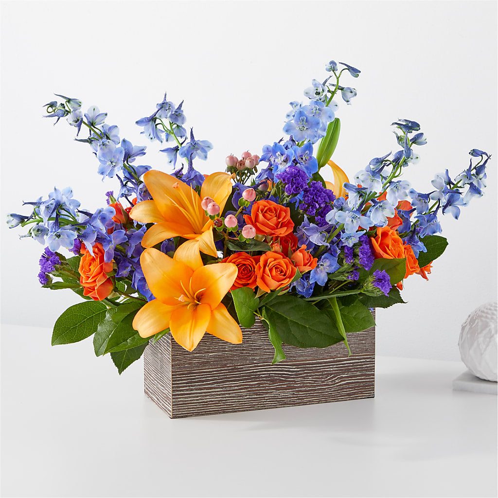 Radiant Citrus Box Bouquet – KEITH'S FLOWER SHOP, Mount Gilead OH