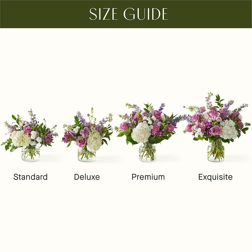 Violet Caress Bouquet – KEITH'S FLOWER SHOP, Mount Gilead OH