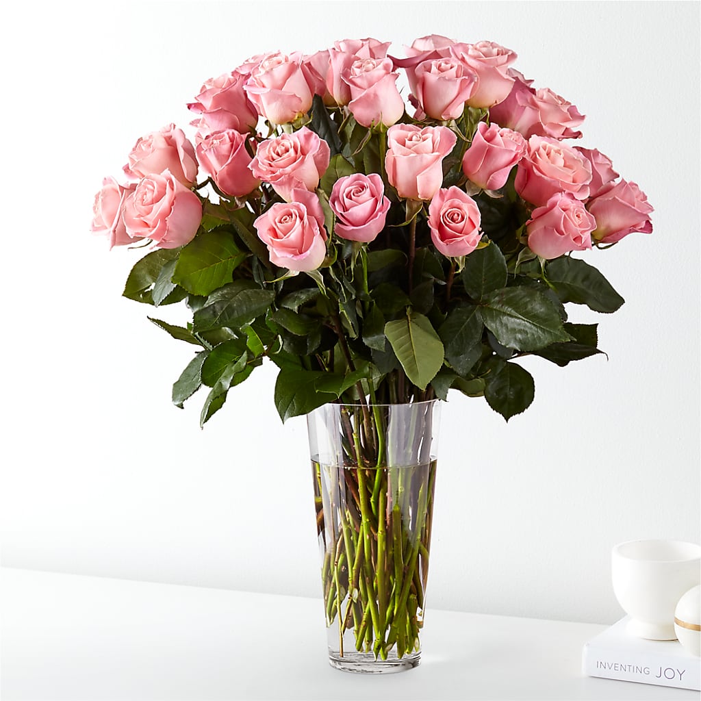 Long Stem Pink Rose Bouquet – KEITH'S FLOWER SHOP, Mount Gilead OH