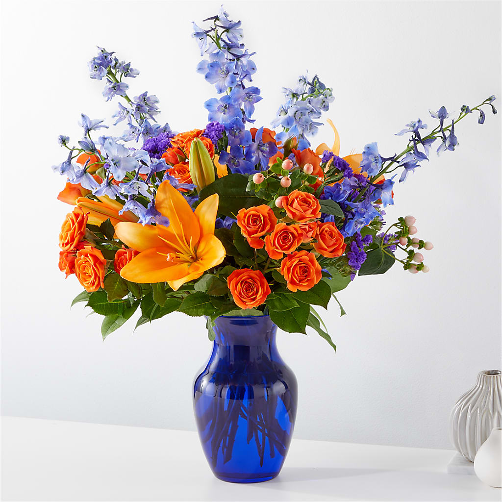 Radiant Citrus Bouquet – KEITH'S FLOWER SHOP, Mount Gilead OH