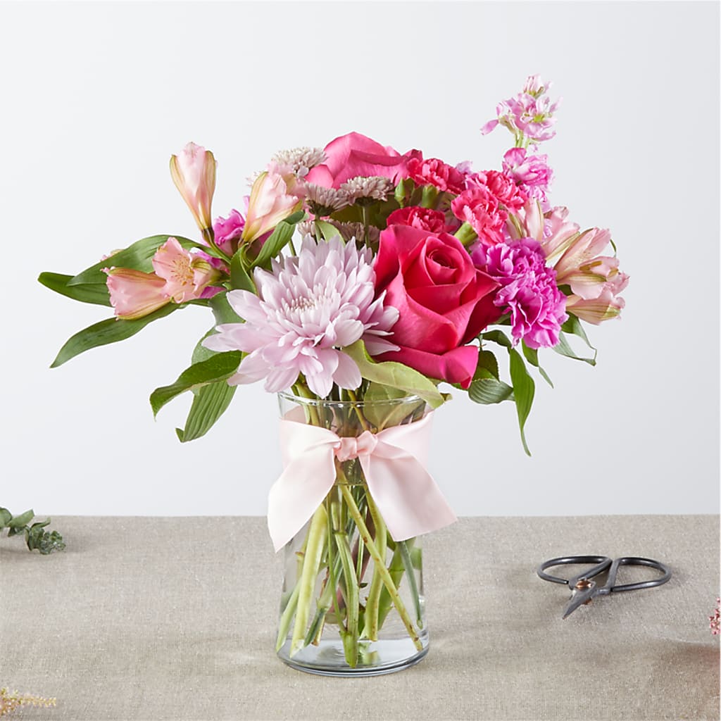 Pink Ribbon - A Florist Original – KEITH'S FLOWER SHOP, Mount Gilead OH