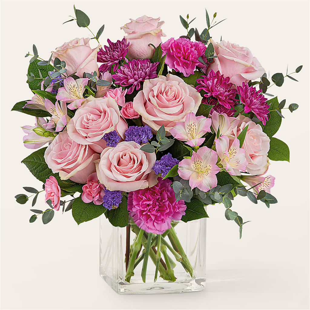 Rosy Radiance Bouquet – KEITH'S FLOWER SHOP, Mount Gilead OH