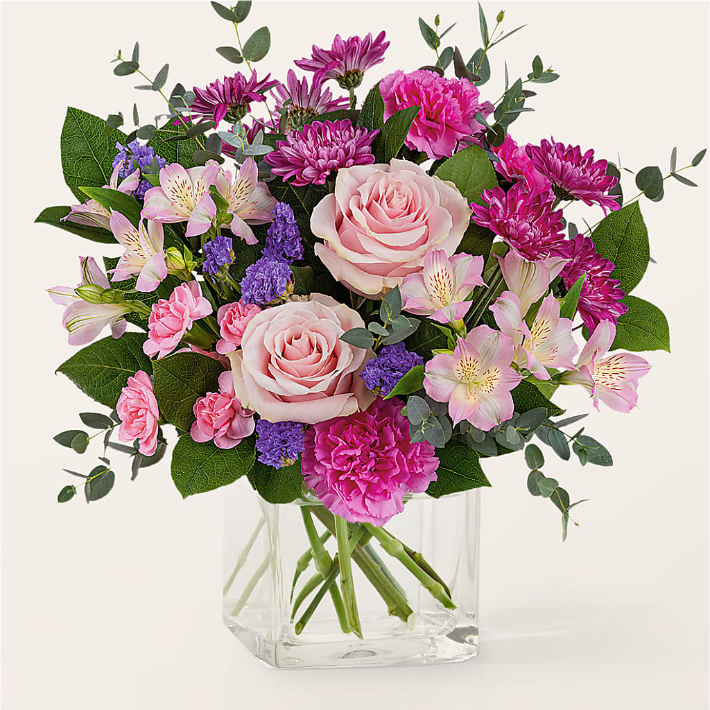 Rosy Radiance Bouquet – KEITH'S FLOWER SHOP, Mount Gilead OH