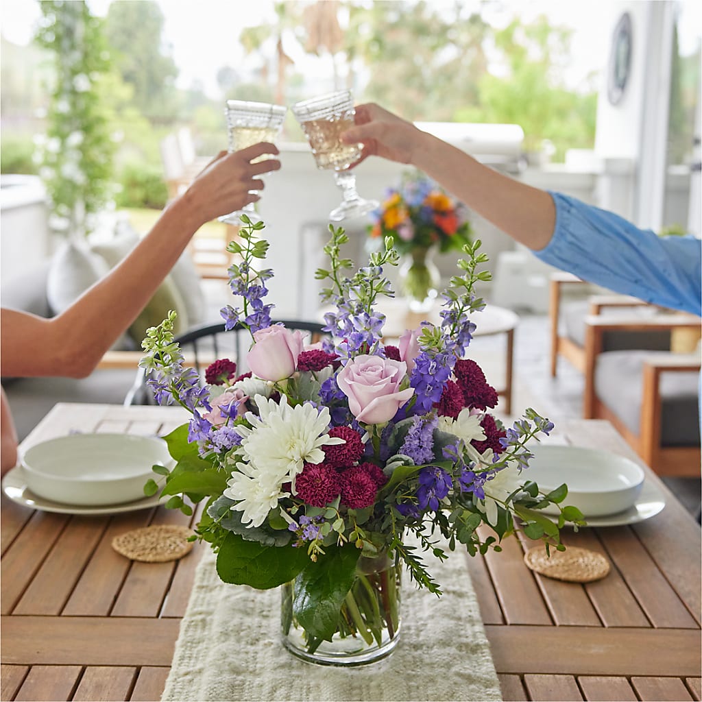 Violet Frost Bouquet – KEITH'S FLOWER SHOP, Mount Gilead OH