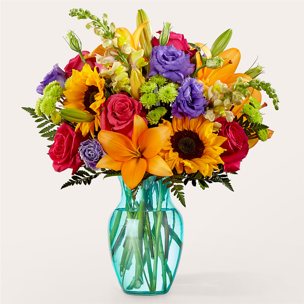 Double Rainbow Bouquet – KEITH'S FLOWER SHOP, Mount Gilead OH