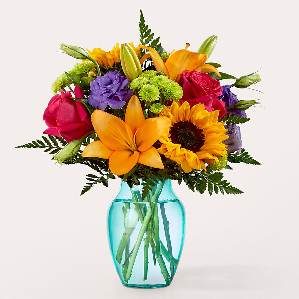 Double Rainbow Bouquet – KEITH'S FLOWER SHOP, Mount Gilead OH