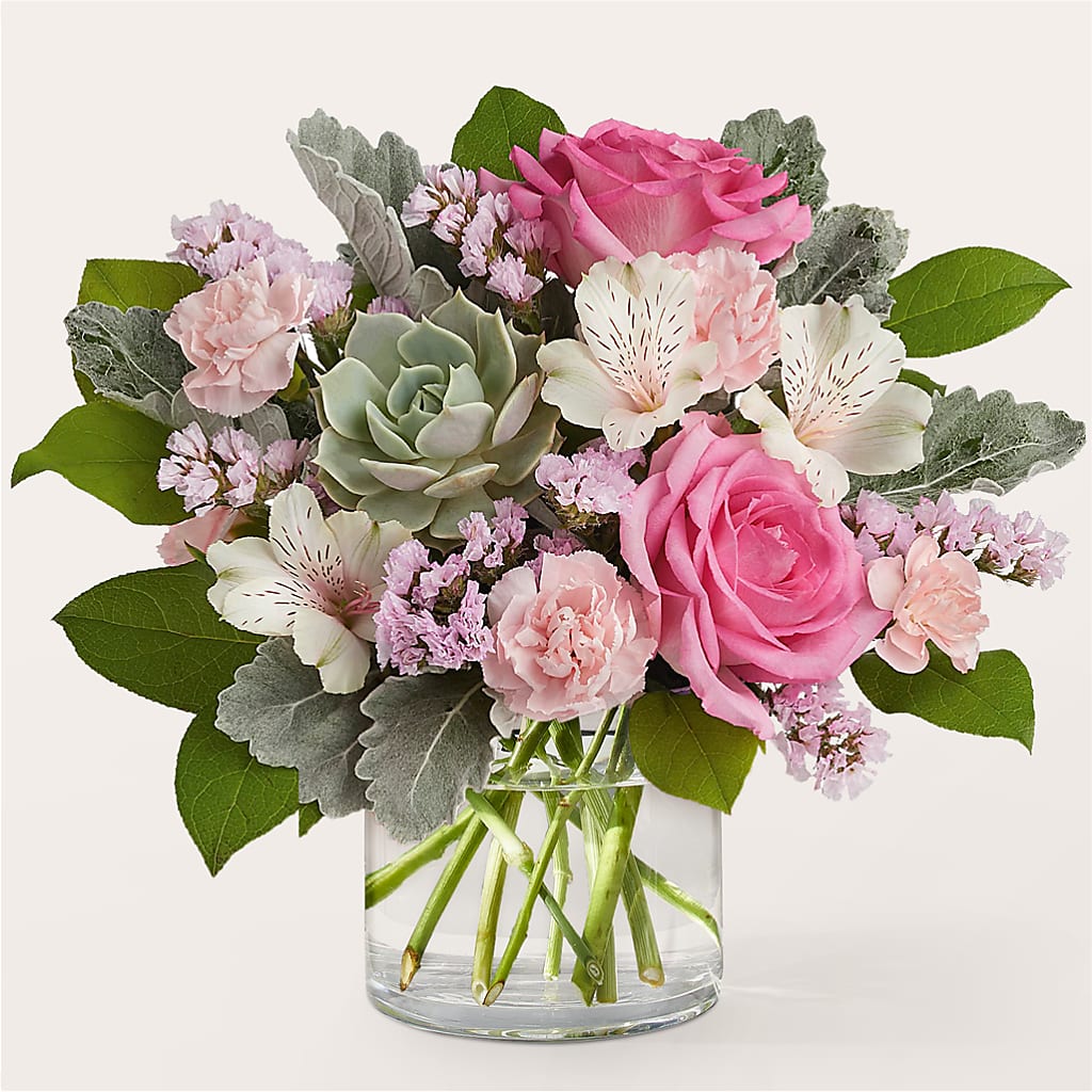 Dusty Rose Bouquet – KEITH'S FLOWER SHOP, Mount Gilead OH