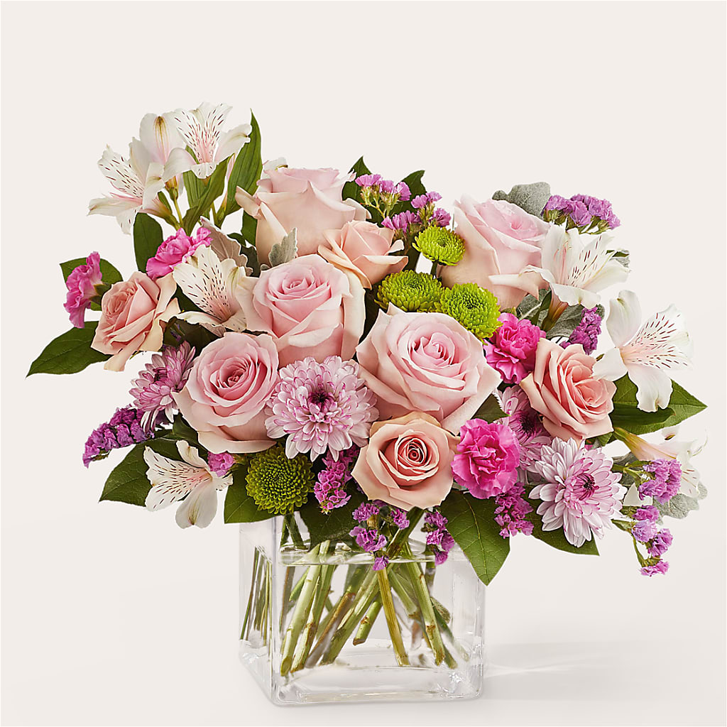 Pink Suede Bouquet – KEITH'S FLOWER SHOP, Mount Gilead OH