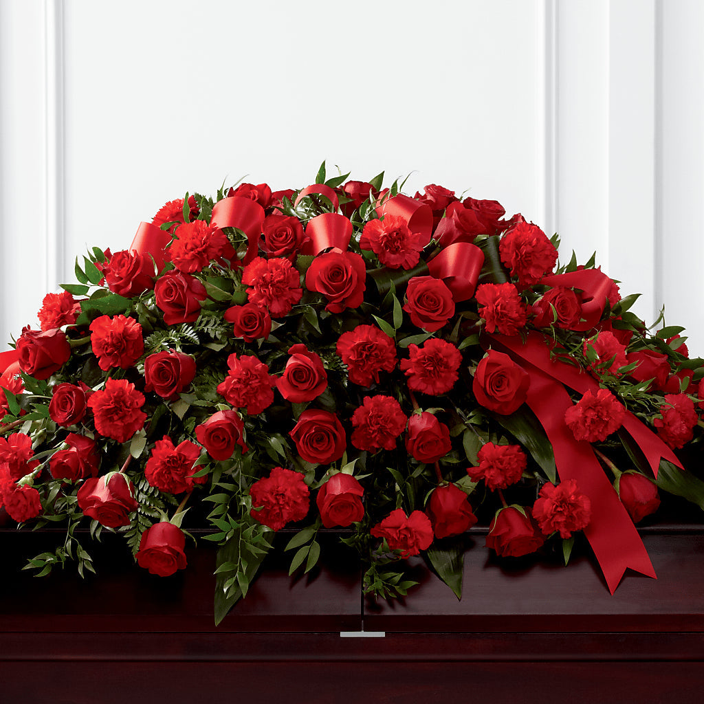 Tribute of Life Casket Spray – KEITH'S FLOWER SHOP, Mount Gilead OH