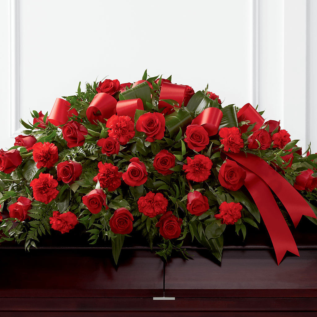 Tribute of Life Casket Spray – KEITH'S FLOWER SHOP, Mount Gilead OH