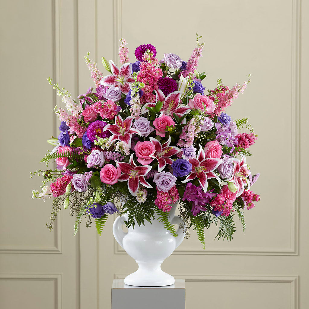 Peaceful Tribute Arrangement – KEITH'S FLOWER SHOP, Mount Gilead OH