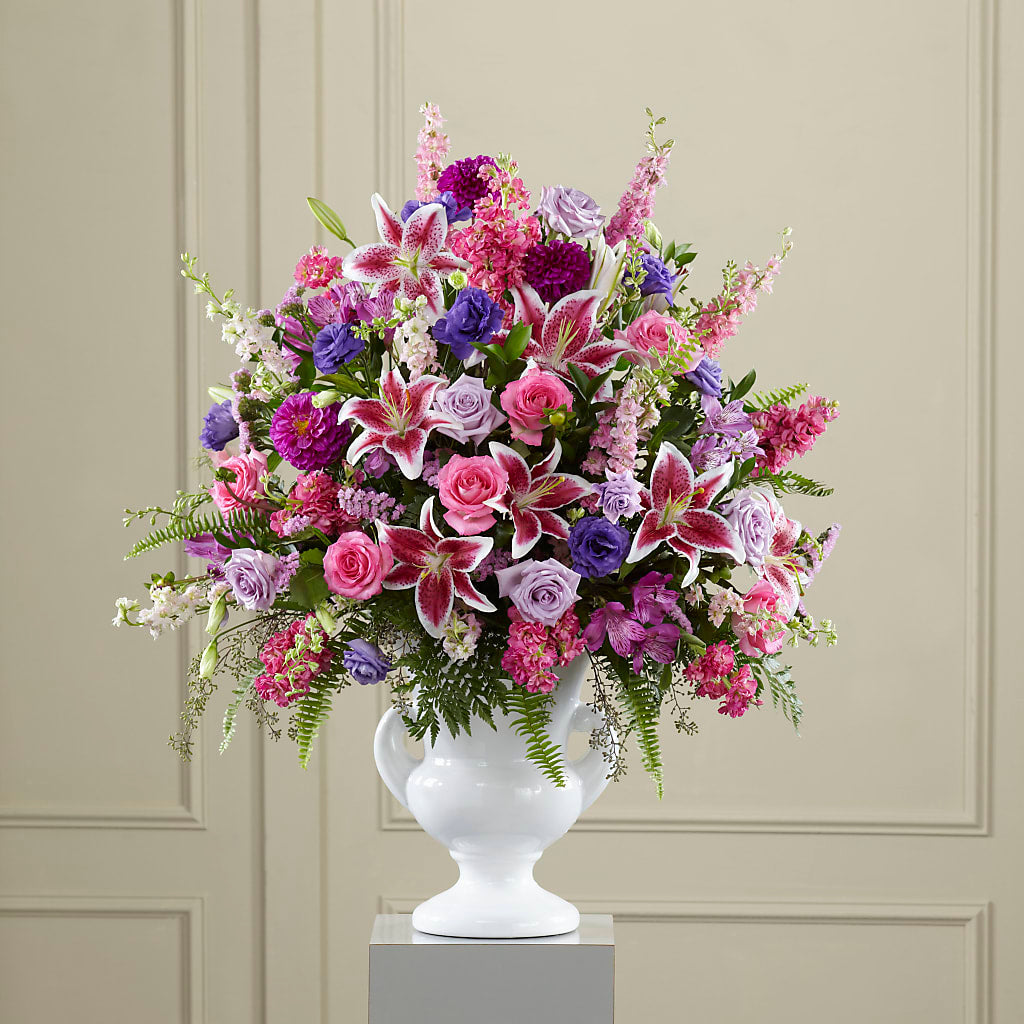 Peaceful Tribute Arrangement – KEITH'S FLOWER SHOP, Mount Gilead OH