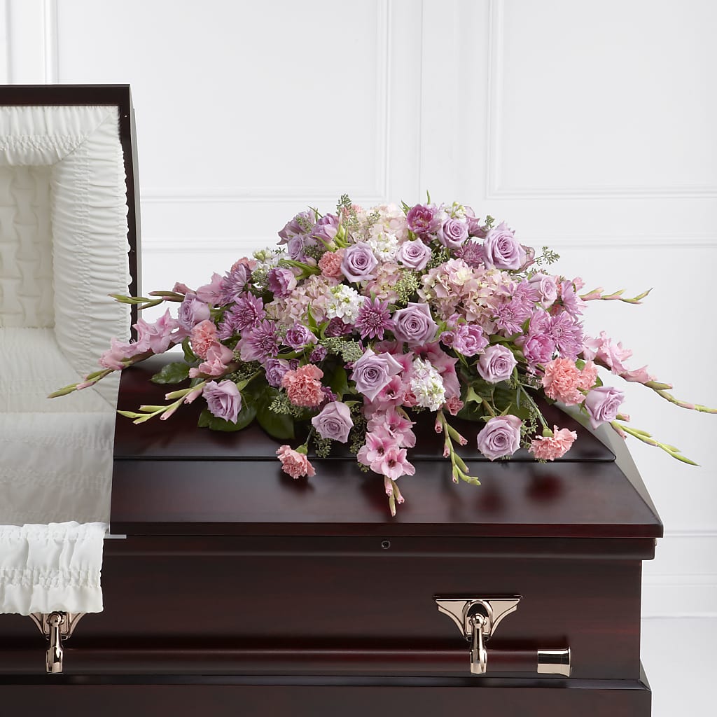 Immorata Casket Spray – KEITH'S FLOWER SHOP, Mount Gilead OH