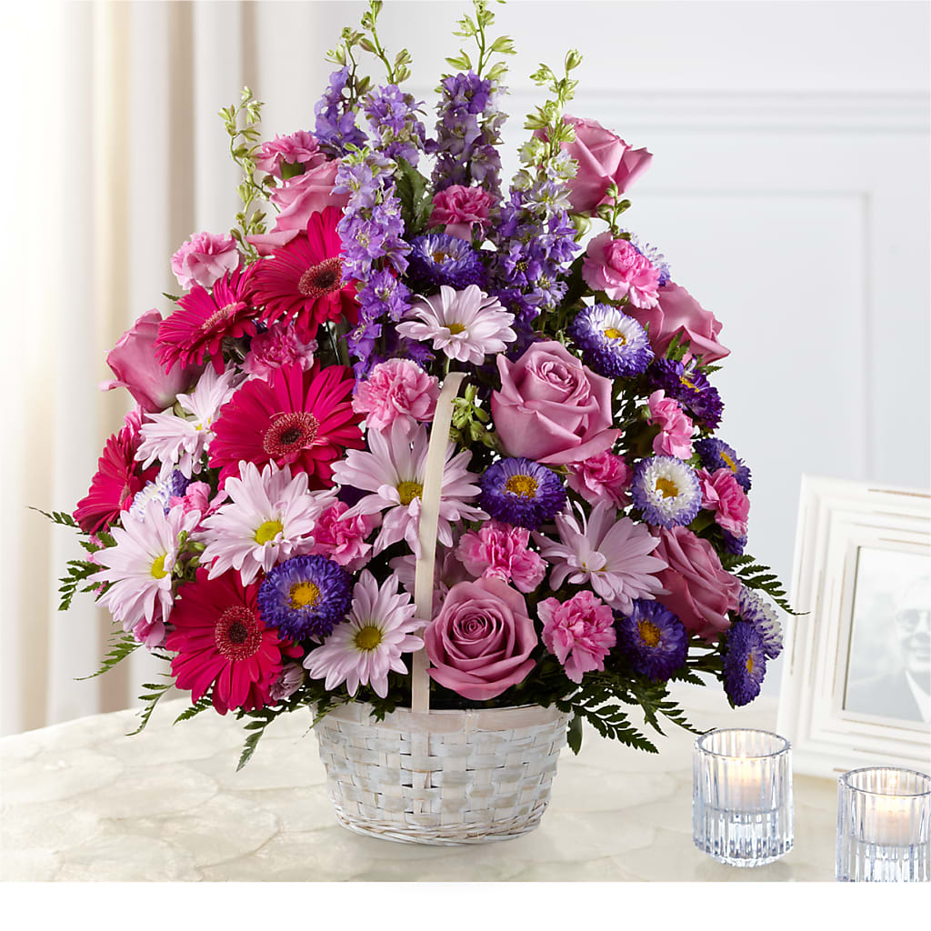 Pastel Peace Basket – KEITH'S FLOWER SHOP, Mount Gilead OH