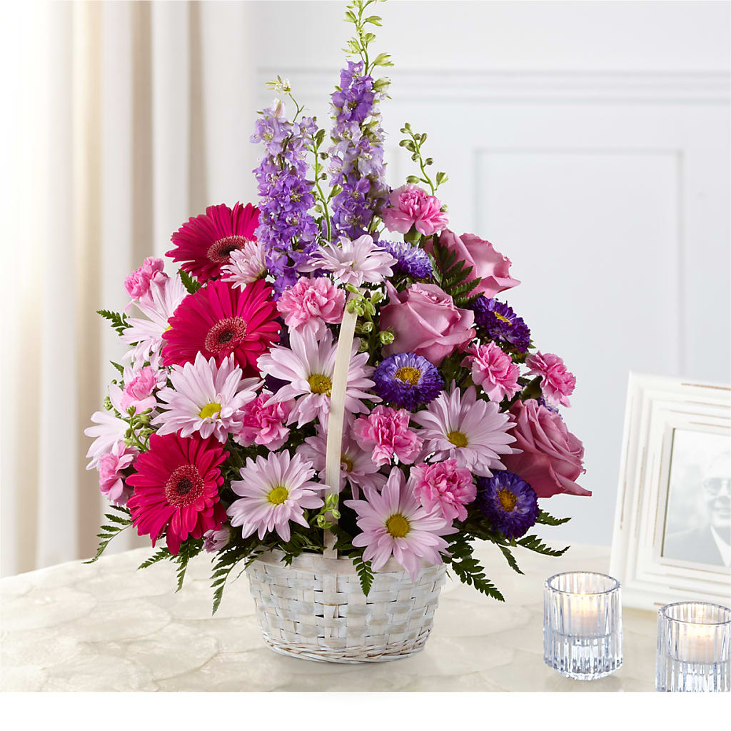 Pastel Peace Basket – KEITH'S FLOWER SHOP, Mount Gilead OH