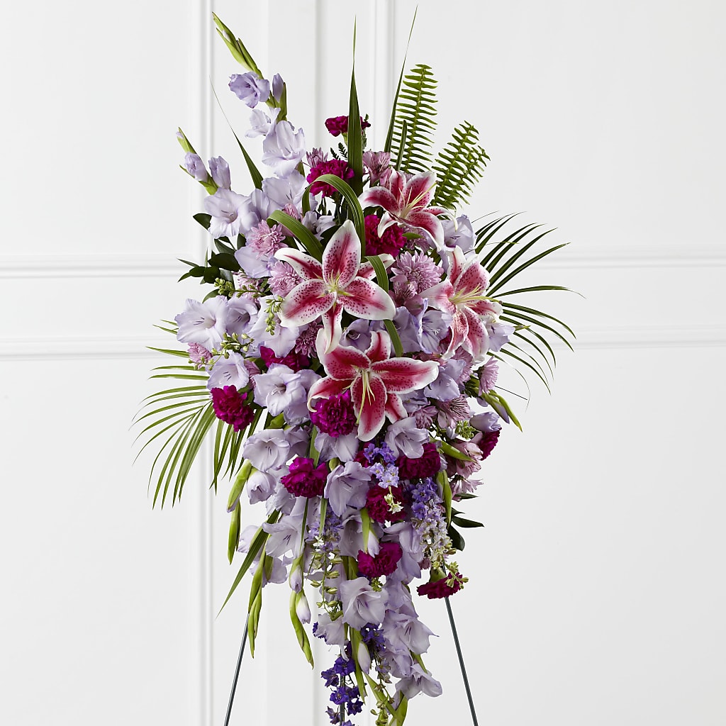 Tender Touch Standing Spray – KEITH'S FLOWER SHOP, Mount Gilead OH