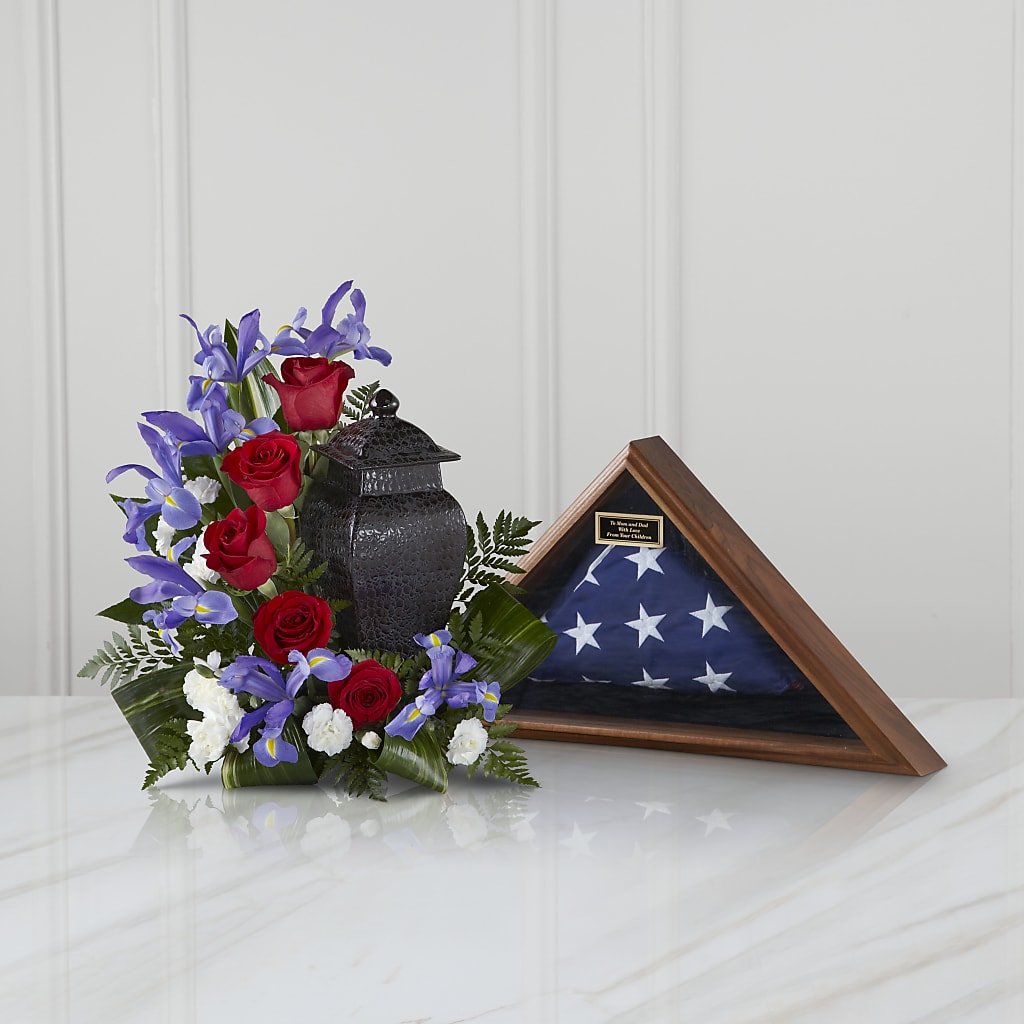 Patriotic Tribute Arrangement – KEITH'S FLOWER SHOP, Mount Gilead OH