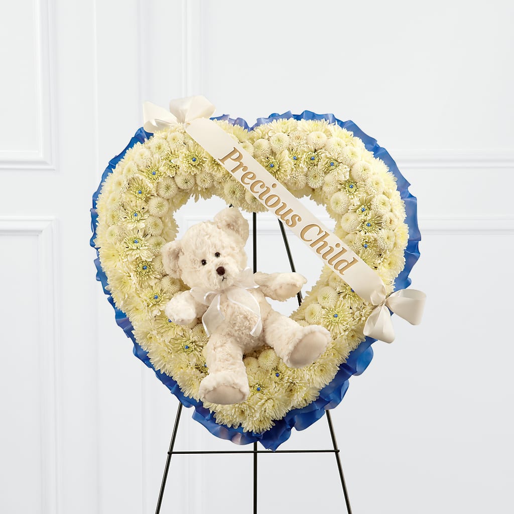Precious Child Standing Heart – KEITH'S FLOWER SHOP, Mount Gilead OH