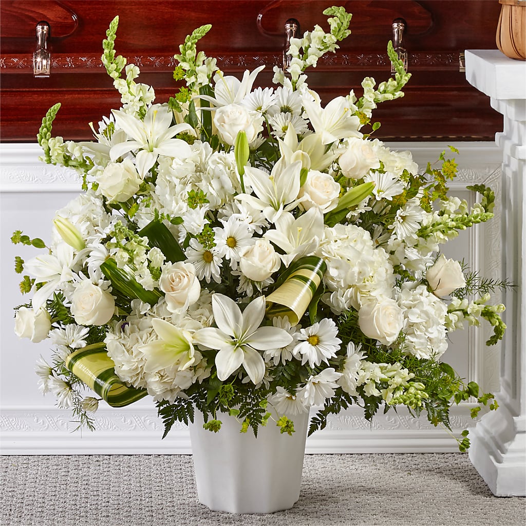 Thoughts of Tranquility Floor Basket – KEITH'S FLOWER SHOP, Mount Gilead OH
