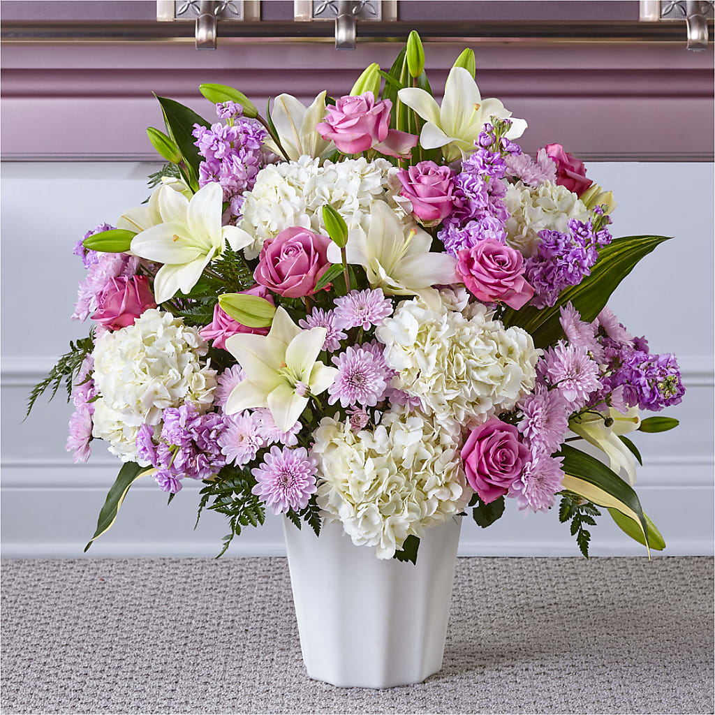 Heaven Sent Floor Basket – KEITH'S FLOWER SHOP, Mount Gilead OH