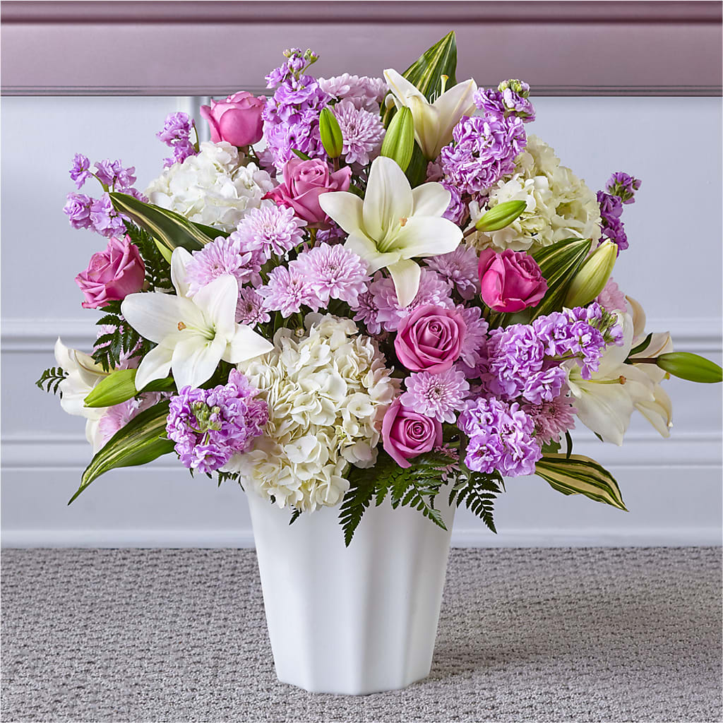 Heaven Sent Floor Basket – KEITH'S FLOWER SHOP, Mount Gilead OH
