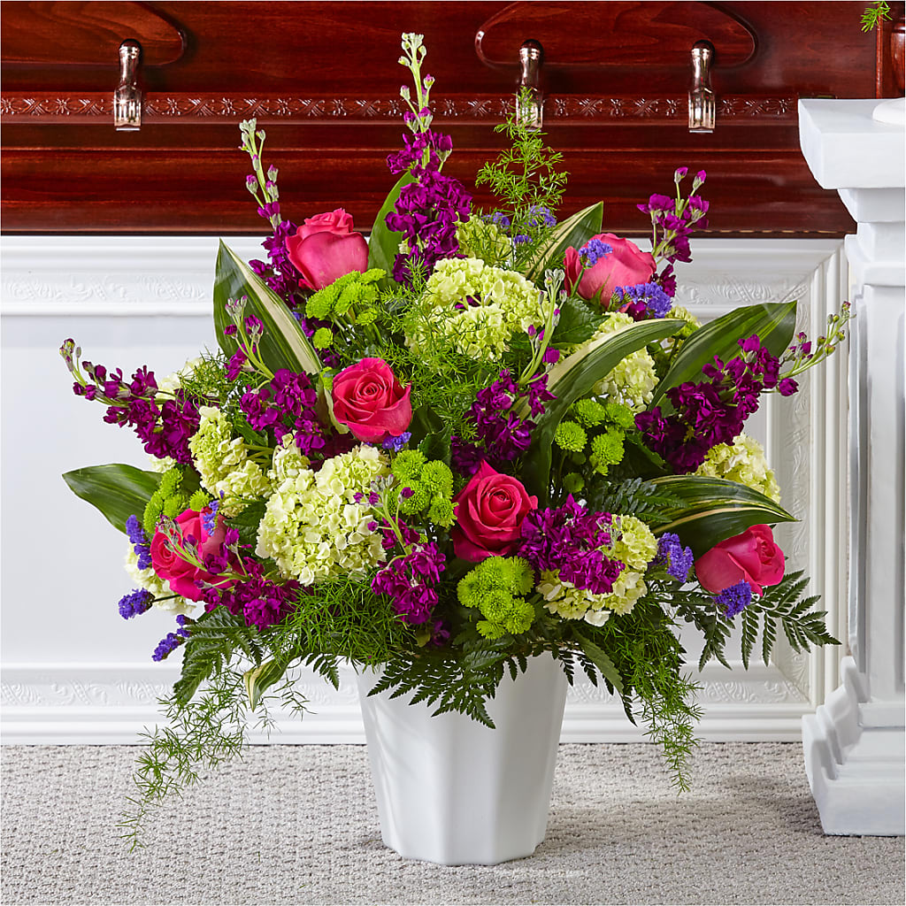 Beautiful Horizons Floor Basket – KEITH'S FLOWER SHOP, Mount Gilead OH