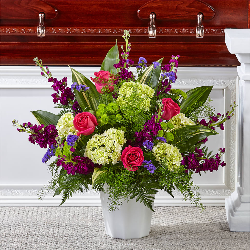 Beautiful Horizons Floor Basket – KEITH'S FLOWER SHOP, Mount Gilead OH