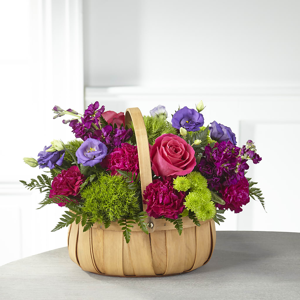 Serene Sanctuary Basket – KEITH'S FLOWER SHOP, Mount Gilead OH
