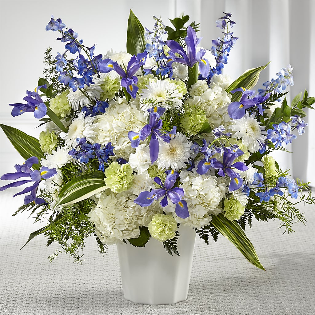 Soft Serenity Floor Basket – KEITH'S FLOWER SHOP, Mount Gilead OH