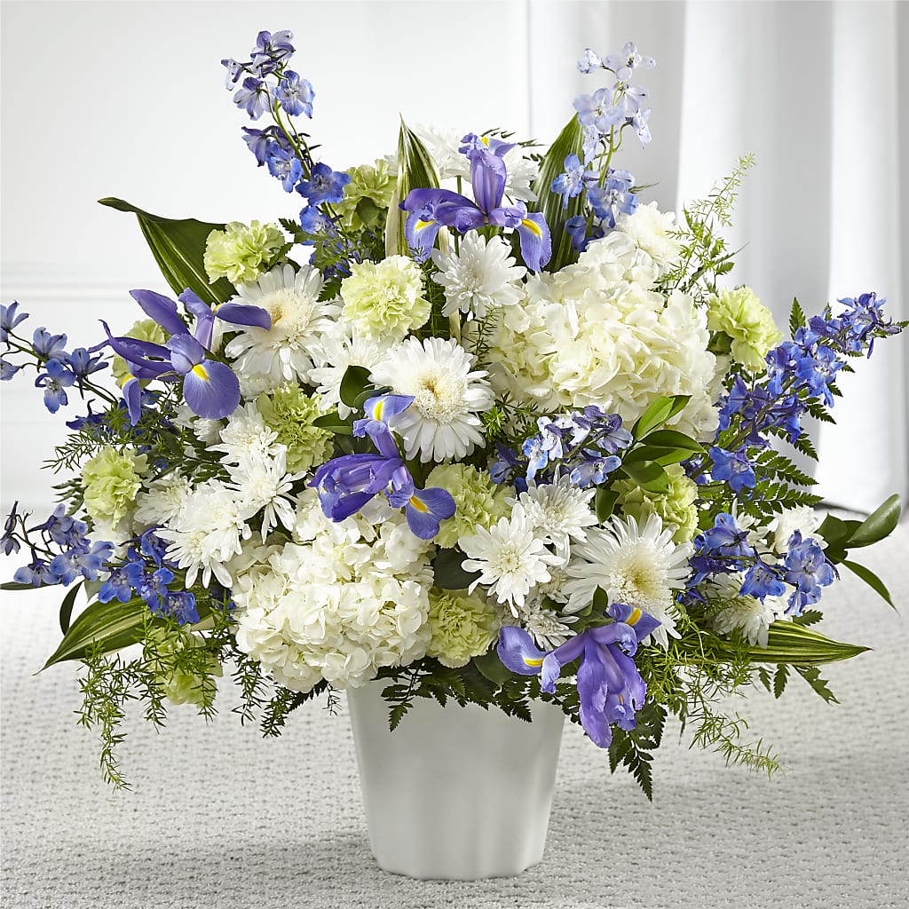 Soft Serenity Floor Basket – KEITH'S FLOWER SHOP, Mount Gilead OH