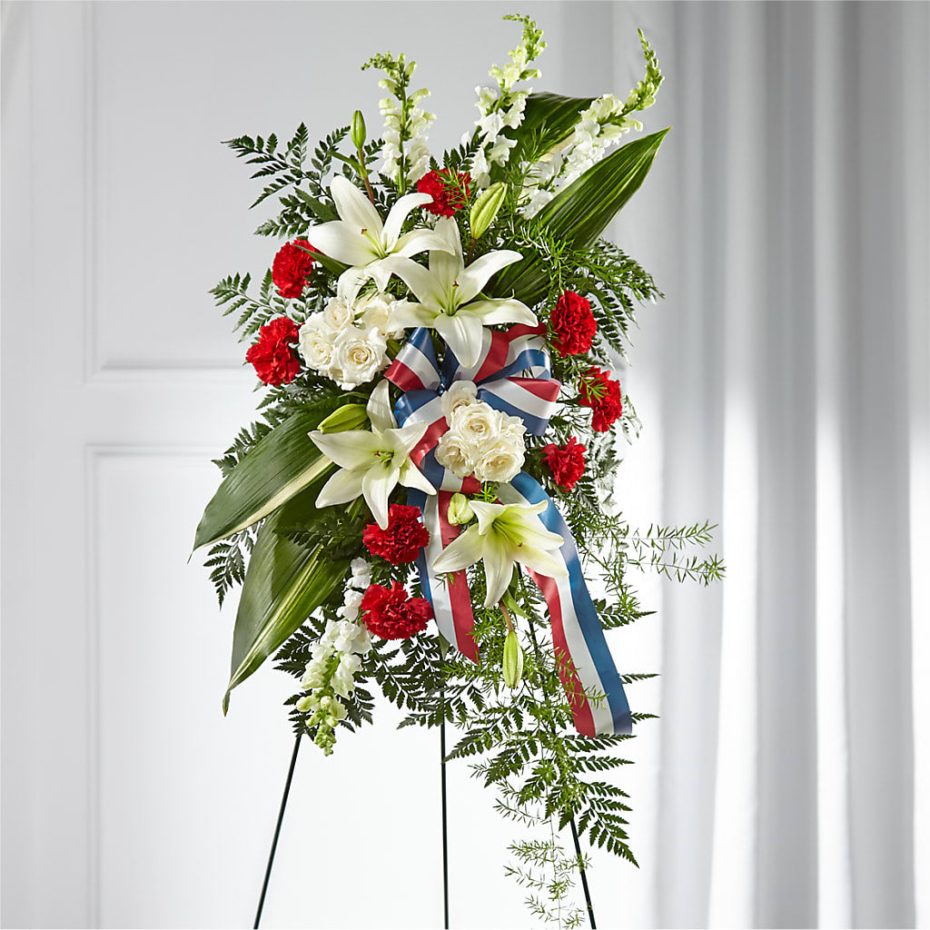 Stars of Life Standing Spray – KEITH'S FLOWER SHOP, Mount Gilead OH