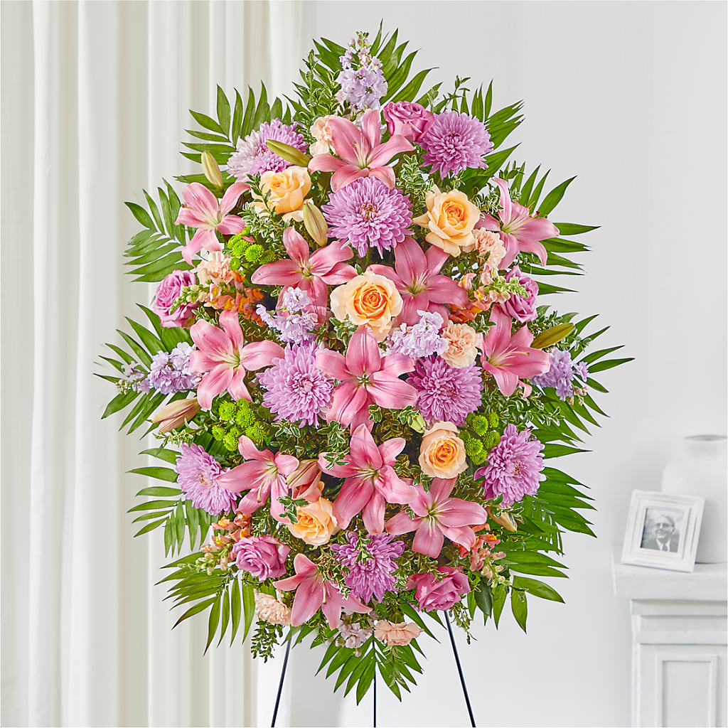 Love & Light Standing Spray – KEITH'S FLOWER SHOP, Mount Gilead OH