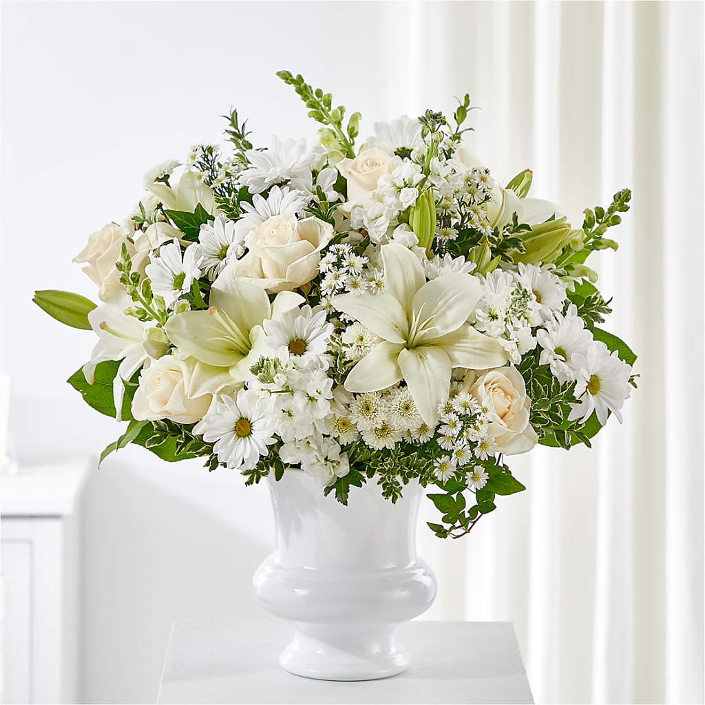 Uplifting Urn Arrangement – KEITH'S FLOWER SHOP, Mount Gilead OH