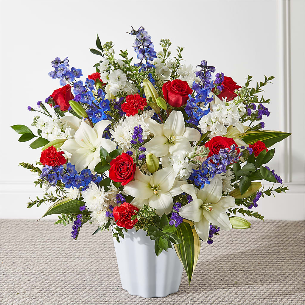 Consoled Floor Basket – KEITH'S FLOWER SHOP, Mount Gilead OH