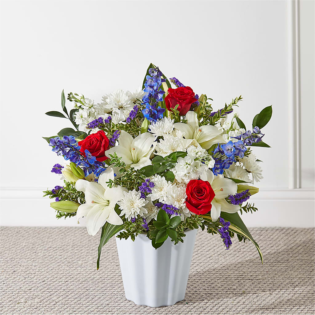 Consoled Floor Basket – KEITH'S FLOWER SHOP, Mount Gilead OH