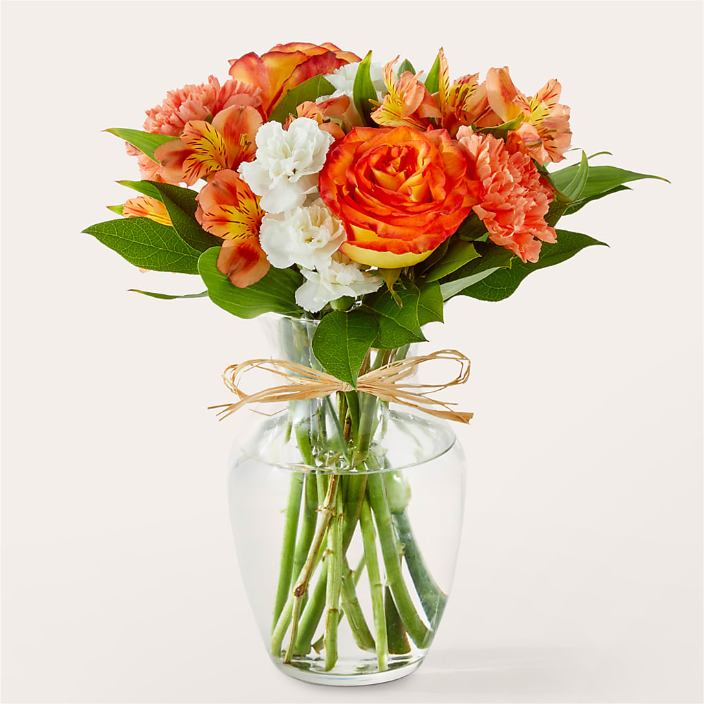 Apricot Glow Bouquet – KEITH'S FLOWER SHOP, Mount Gilead OH