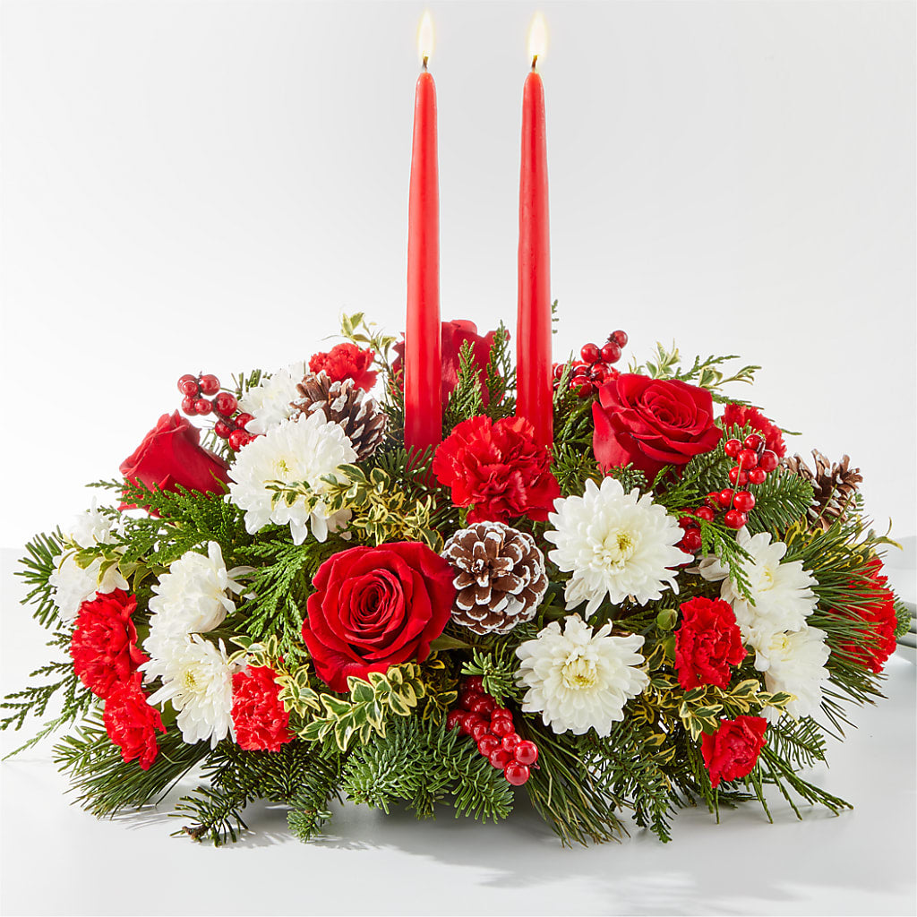 Holiday Soiree Centerpiece – KEITH'S FLOWER SHOP, Mount Gilead OH