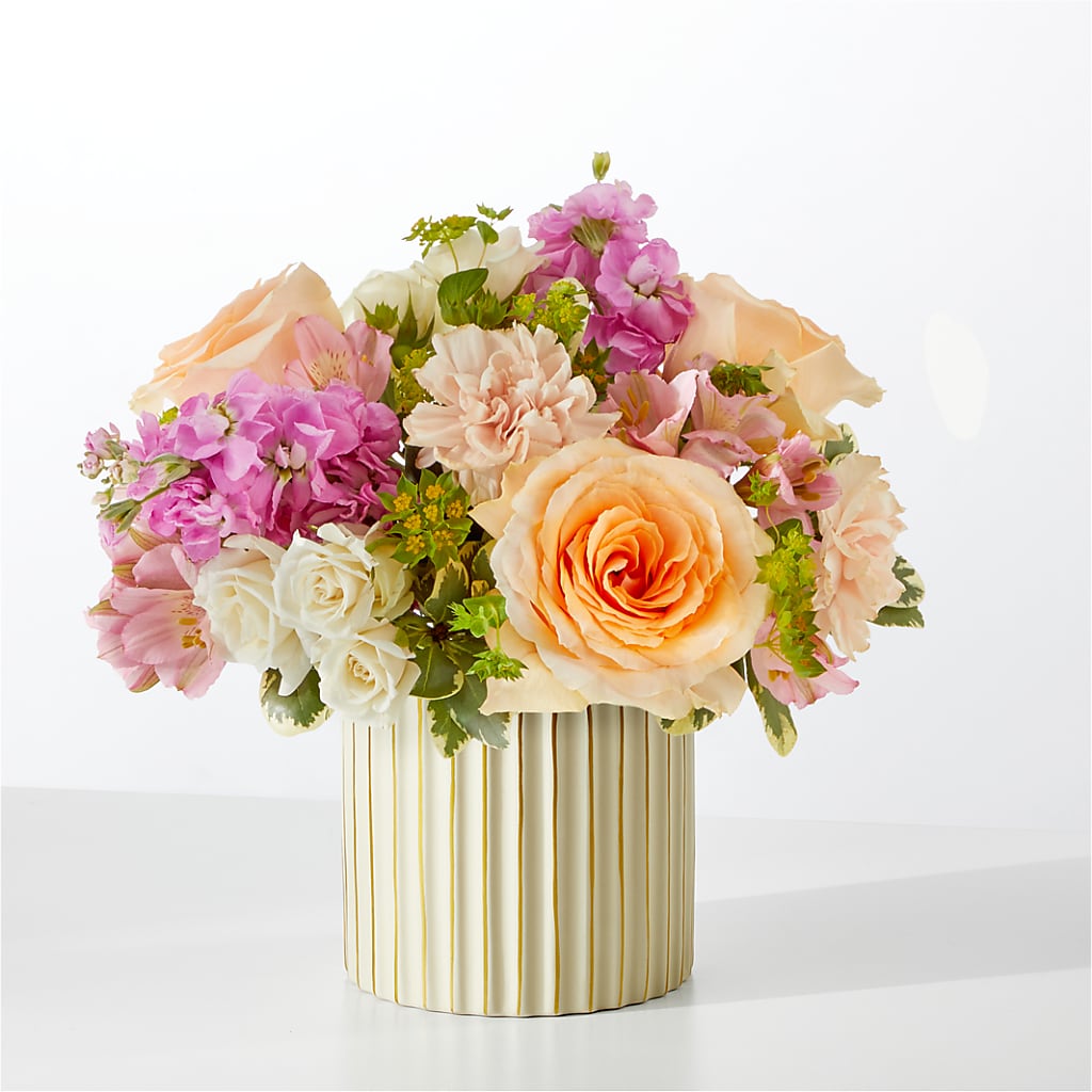 Paradise Bouquet with Ivory Vase – KEITH'S FLOWER SHOP, Mount Gilead OH