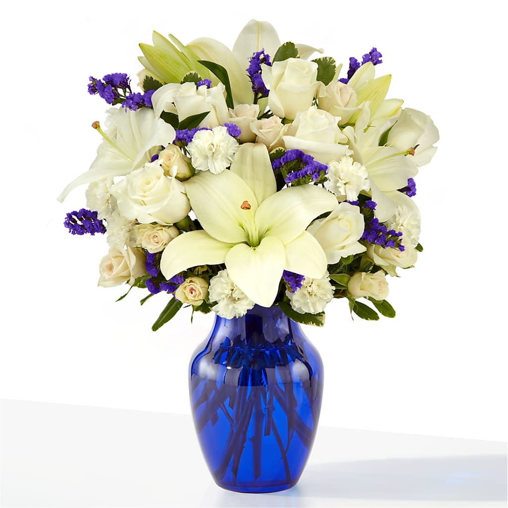 Sapphire Rush Bouquet – KEITH'S FLOWER SHOP, Mount Gilead OH