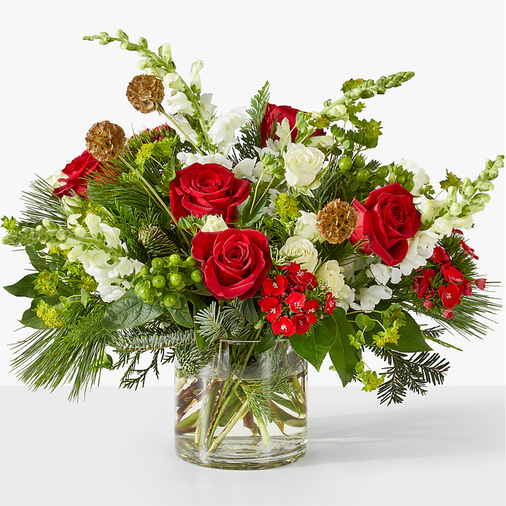 Deck the Halls Bouquet – KEITH'S FLOWER SHOP, Mount Gilead OH