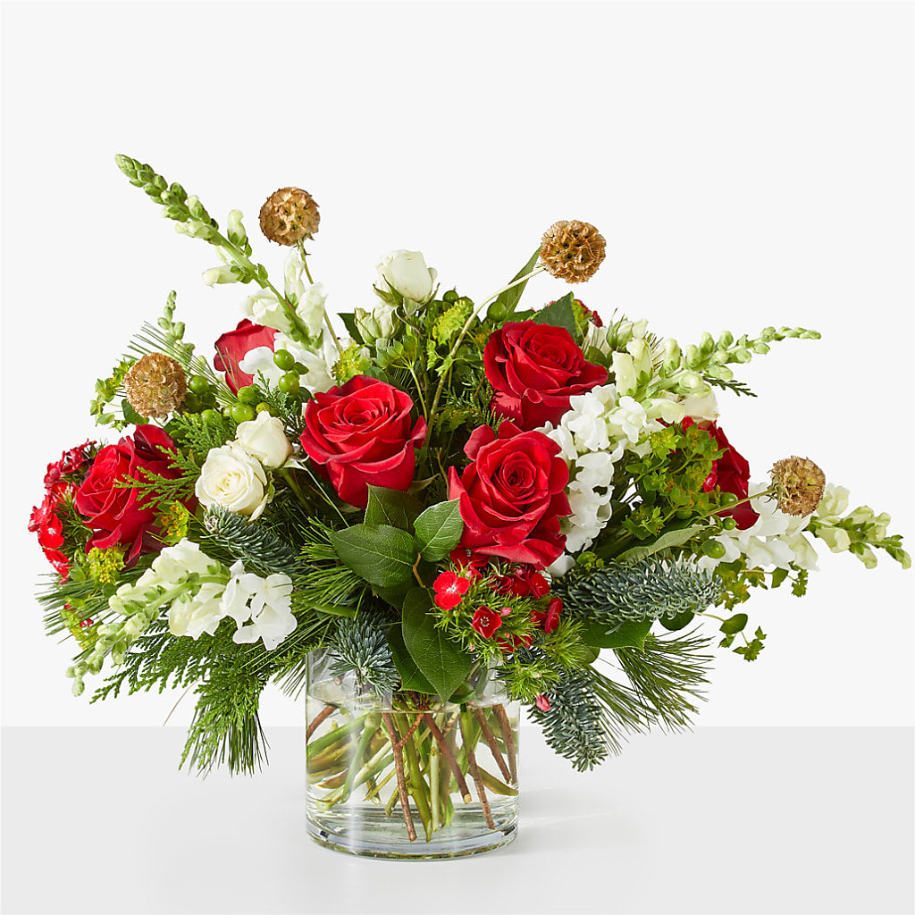 Deck the Halls Bouquet – KEITH'S FLOWER SHOP, Mount Gilead OH