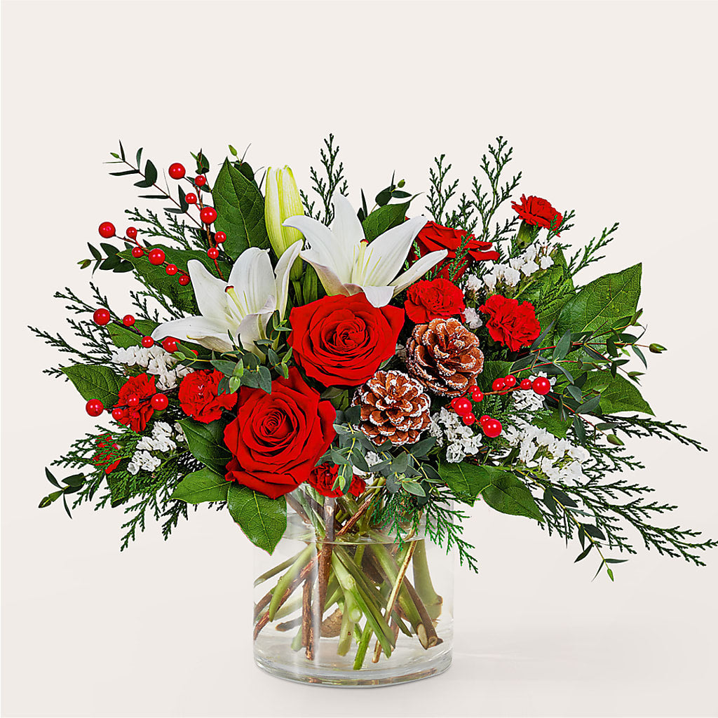 Best in Snow Bouquet – KEITH'S FLOWER SHOP, Mount Gilead OH