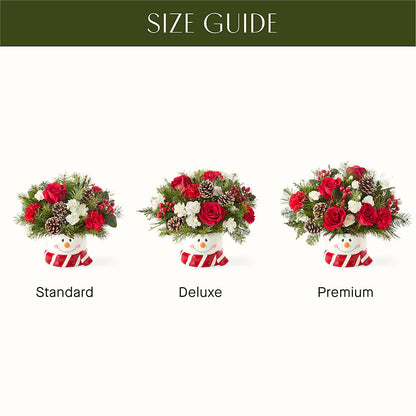 Jolly Snowman Bouquet – KEITH'S FLOWER SHOP, Mount Gilead OH