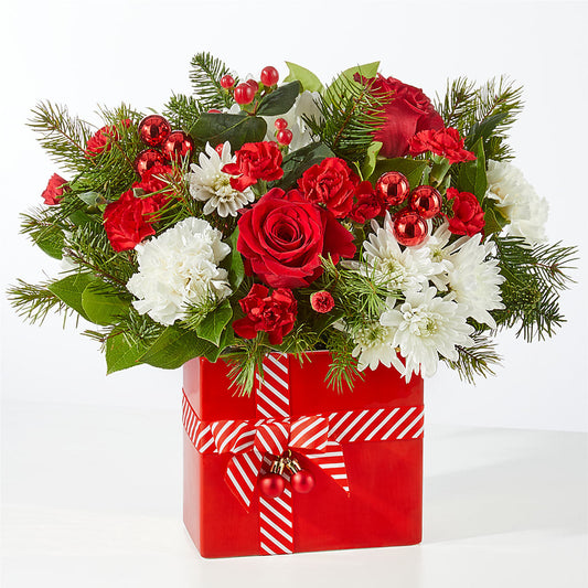 Presents Under the Tree Bouquet – KEITH'S FLOWER SHOP, Mount Gilead OH
