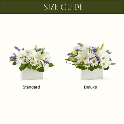 Beyond Blue Box Bouquet – KEITH'S FLOWER SHOP, Mount Gilead OH