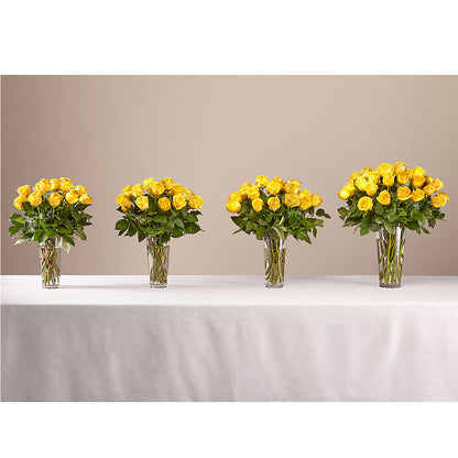 Long Stem Yellow Rose Bouquet – KEITH'S FLOWER SHOP, Mount Gilead OH