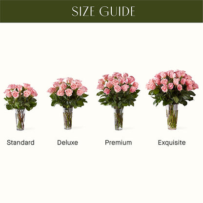 Long Stem Pink Rose Bouquet – KEITH'S FLOWER SHOP, Mount Gilead OH