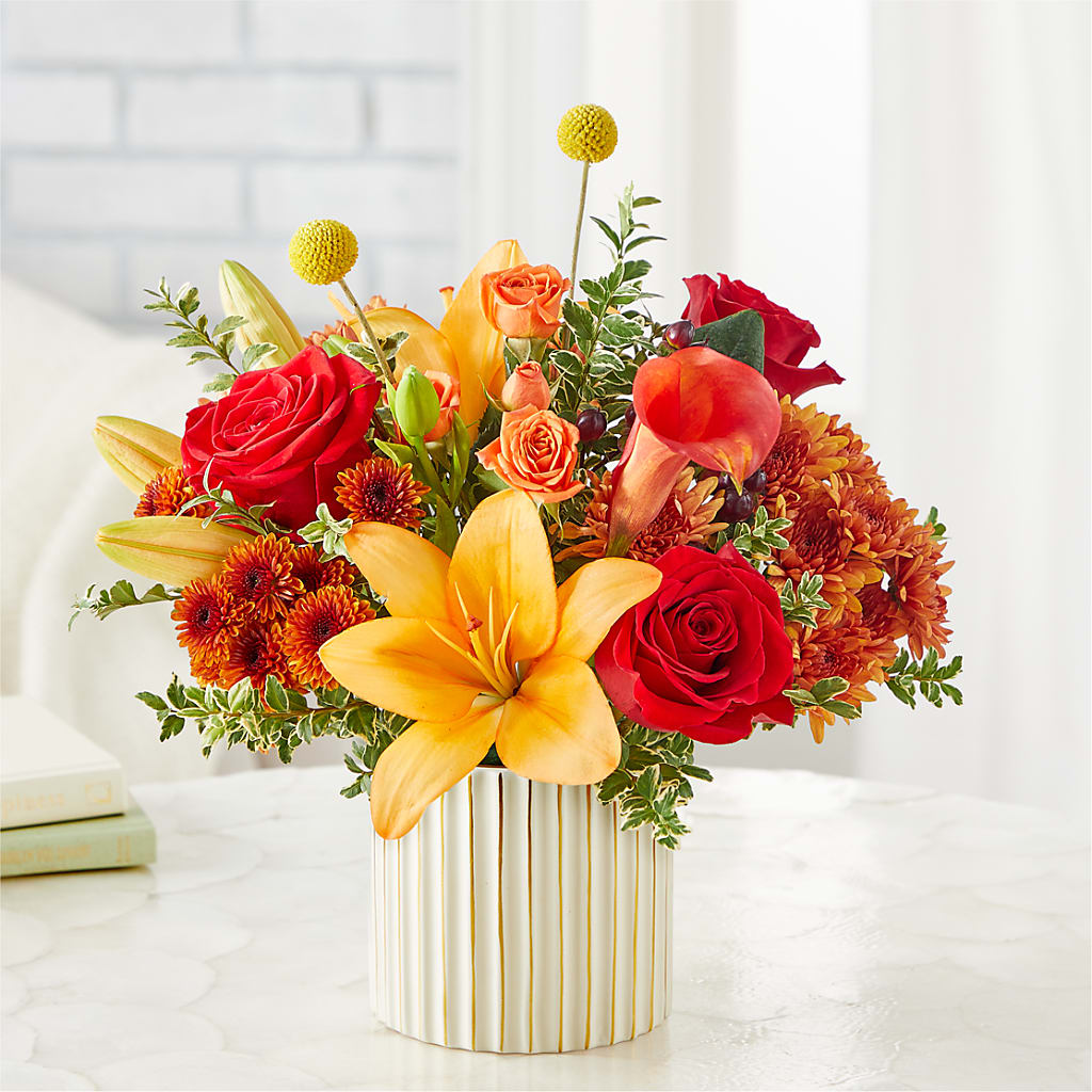 Scarlet Skies Bouquet – KEITH'S FLOWER SHOP, Mount Gilead OH